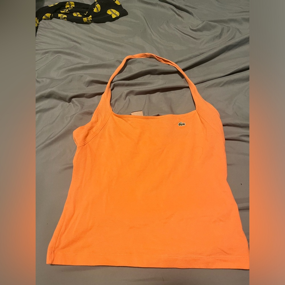 Lacoste halter top orange size 40  us 8